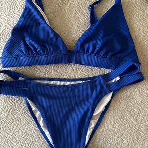 Vibrant Blue Bikini Bottom